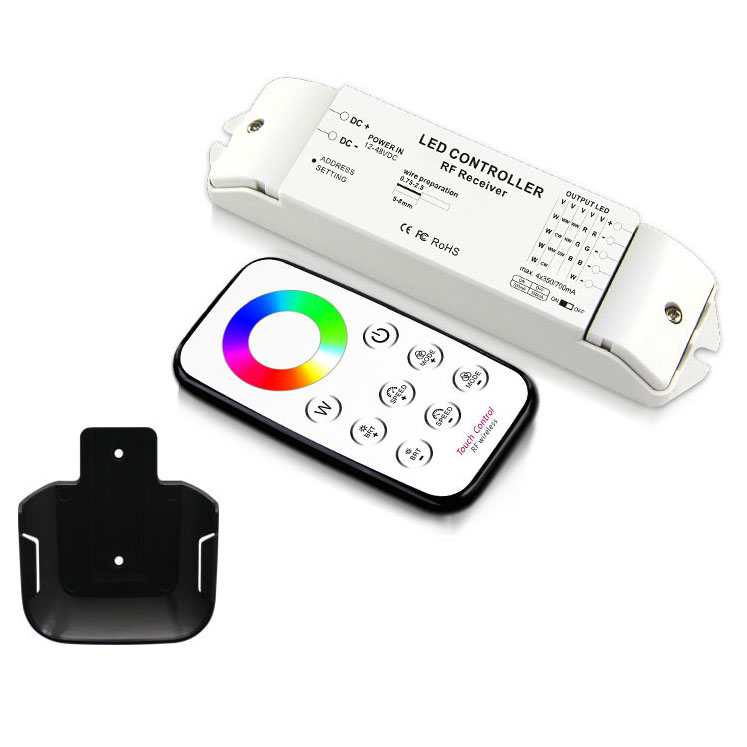 DC12V-DC48V Constant Current RGBW Controller T4+R4-CC DC12V-DC48V Constant Current RGBW Controller T4+R4-CC